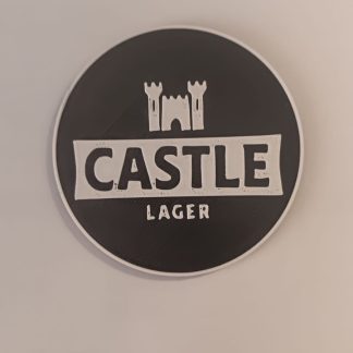 South African "Castle" Retro 3D Printed Coaster Set