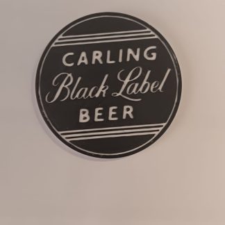 South African "Black Label" Retro 3D Printed Coaster Set