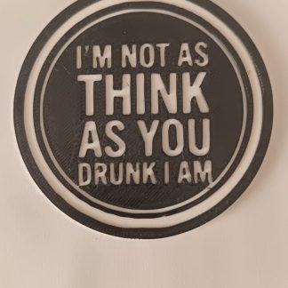"Tongue Twister" 3D Printed Coaster Set